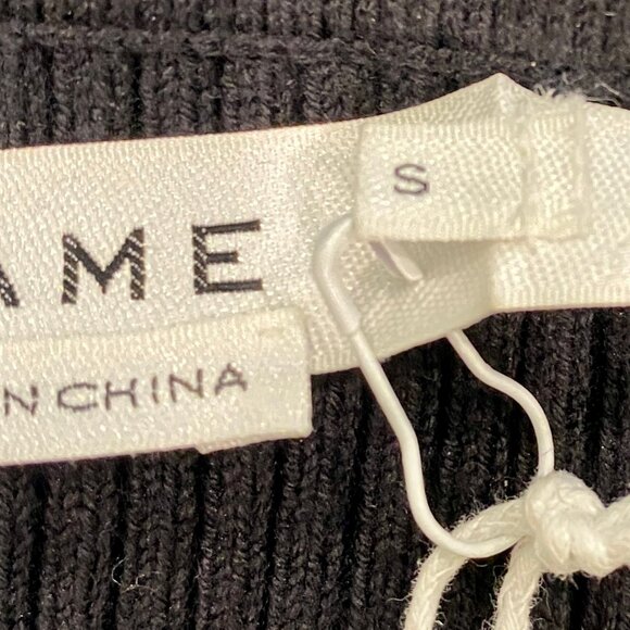 FRAME BLACK RIB KNIT MAXI DRESS NEW WITH TAGS (NWT) - Picture 14 of 16